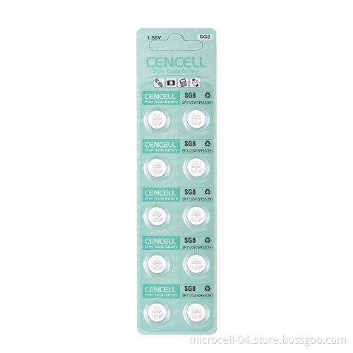 Sliver Oxide Sg8/Sr55 Battery (SR1120W)